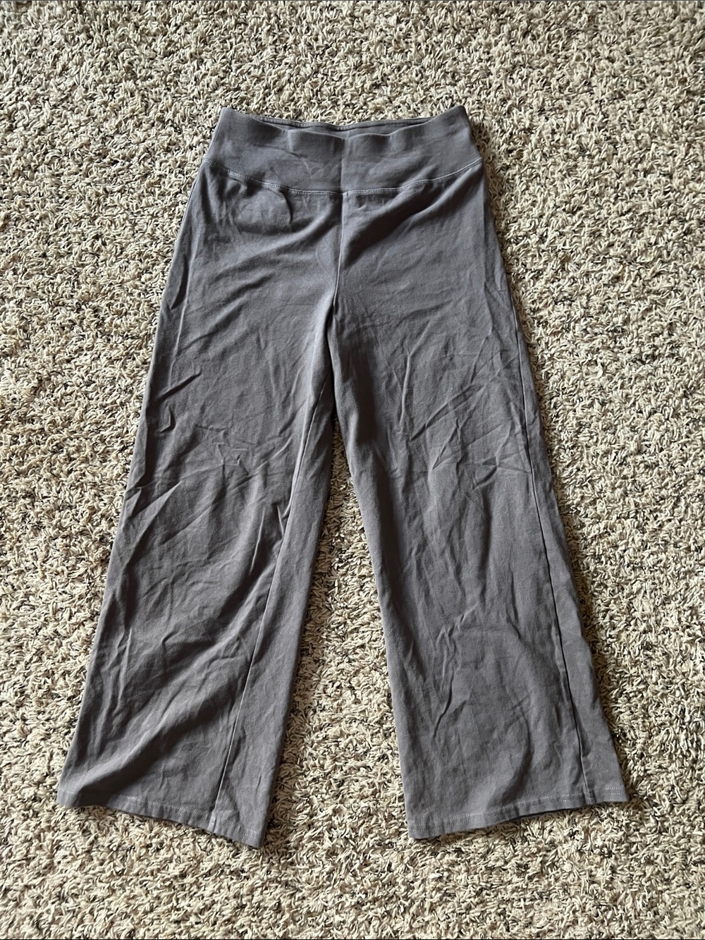 Pact Gray Wide-Leg Girls' Sweatpants